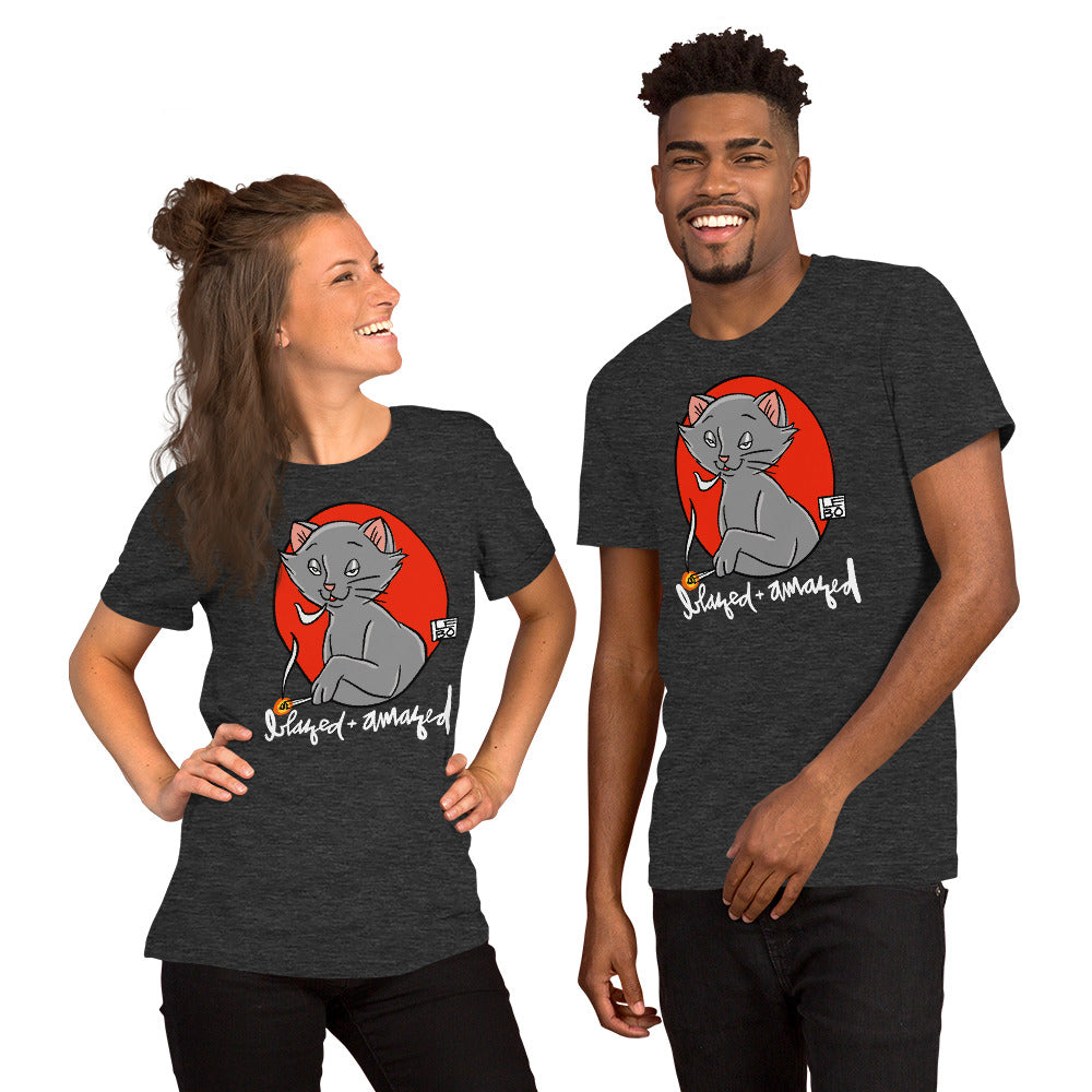 Blazed and Amazed - Lebo Short Sleeve Unisex T-Shirt